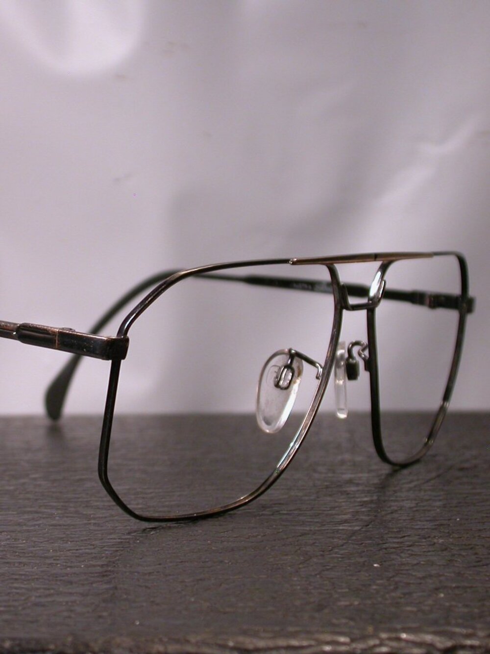 Silhouette Titan Gunmetal and Gold Eyeglasses Made in Austria